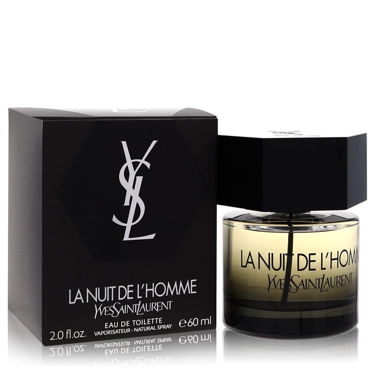 La Nuit De L'Homme by Yves Saint Laurent Eau De Toilette Spray 2 oz La Nuit De L'Homme by Yves Saint Laurent Eau De Toilette Spray 2 oz